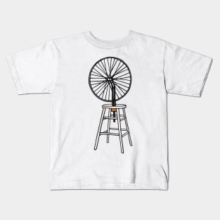 Bicycle Wheel Marcel Duchamp Kids T-Shirt